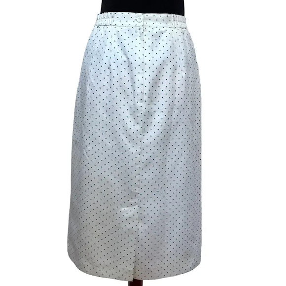 Haberdashery Collection by Personal Polka Dot Vintage Straight Skirt Women 26 - Picture 8 of 14